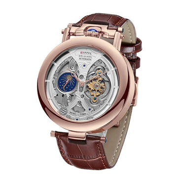 CrystalX Skeleton Men's Mechanical Watch - Shark & Sapphire